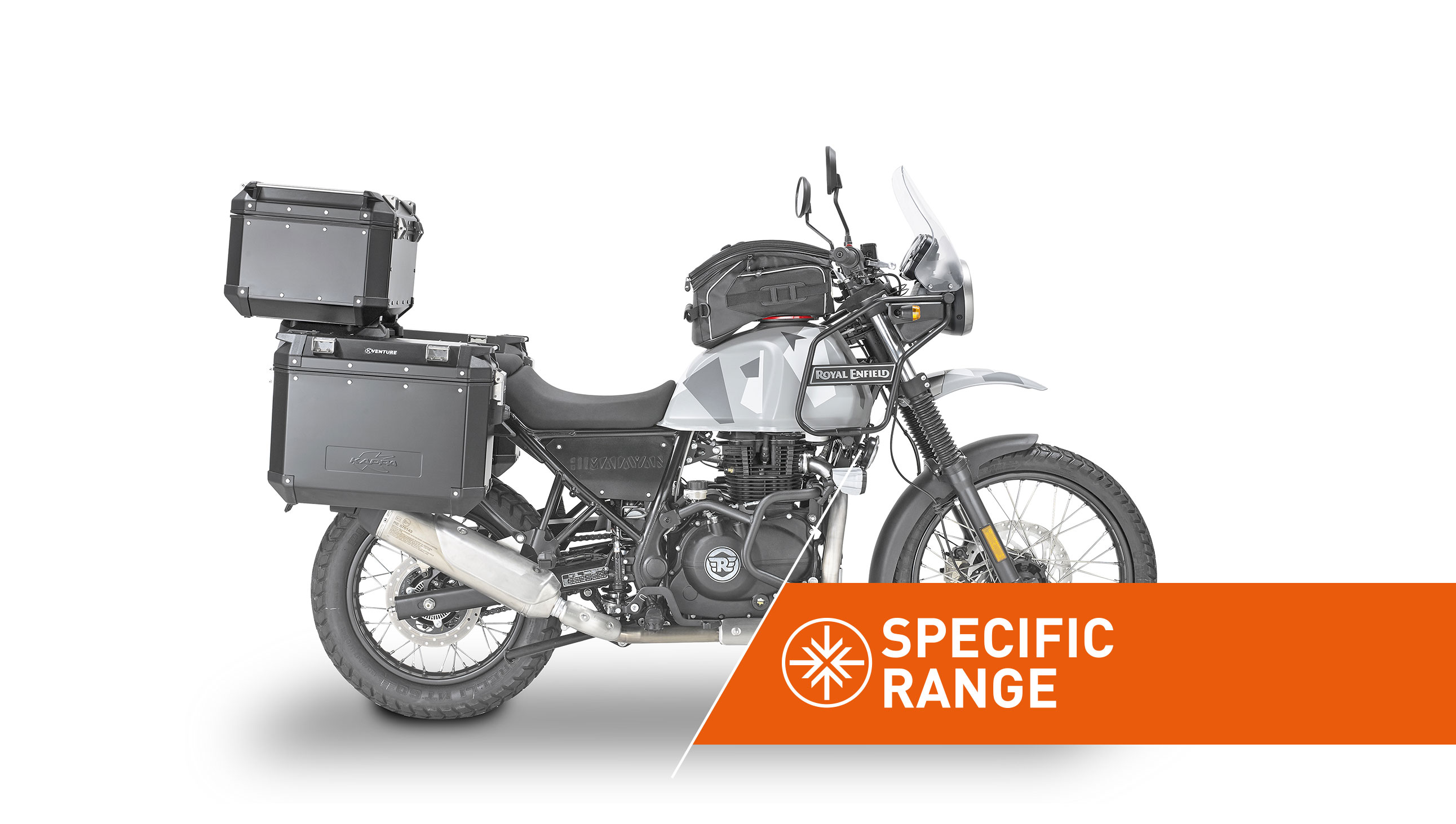 Specific range accessories for ROYALENFIELD HIMALAYAN by KAPPA MOTO.